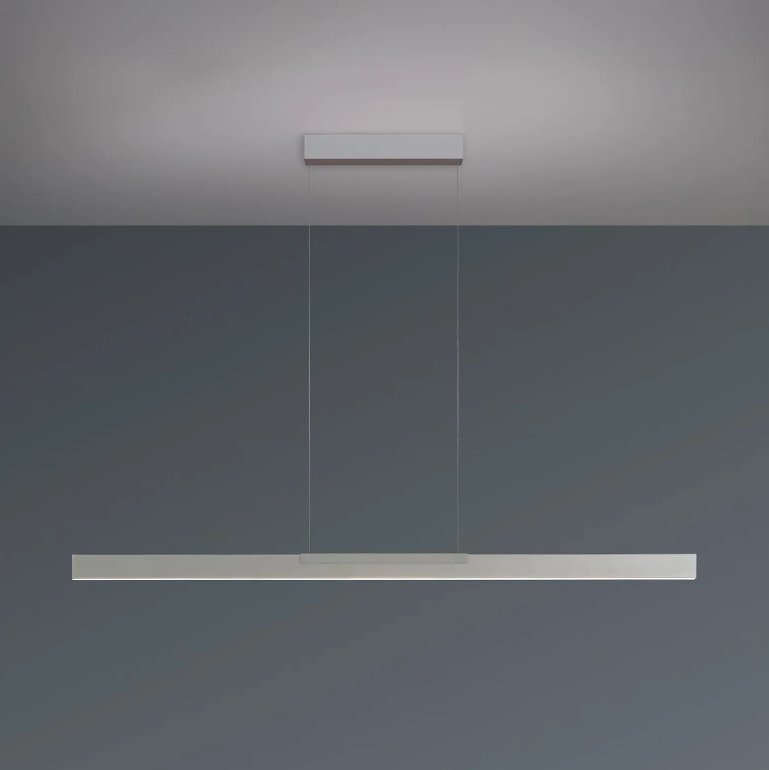 Bopp LED-riippuvalo Nano 2.0, pituus 140 cm, alumiinivärinen