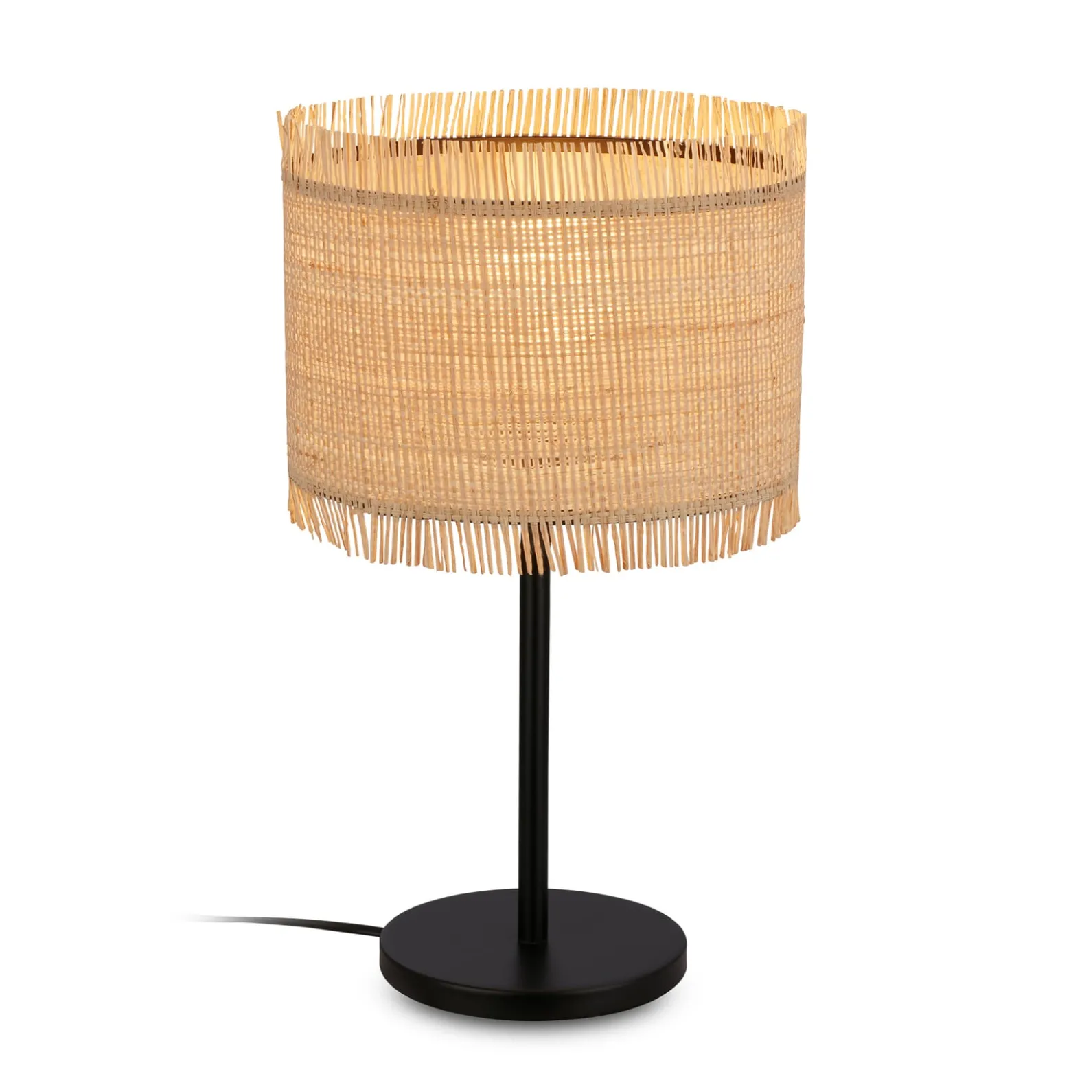 Borra pöytävalaisin, luonnonväri, olki, korkeus 42 cm