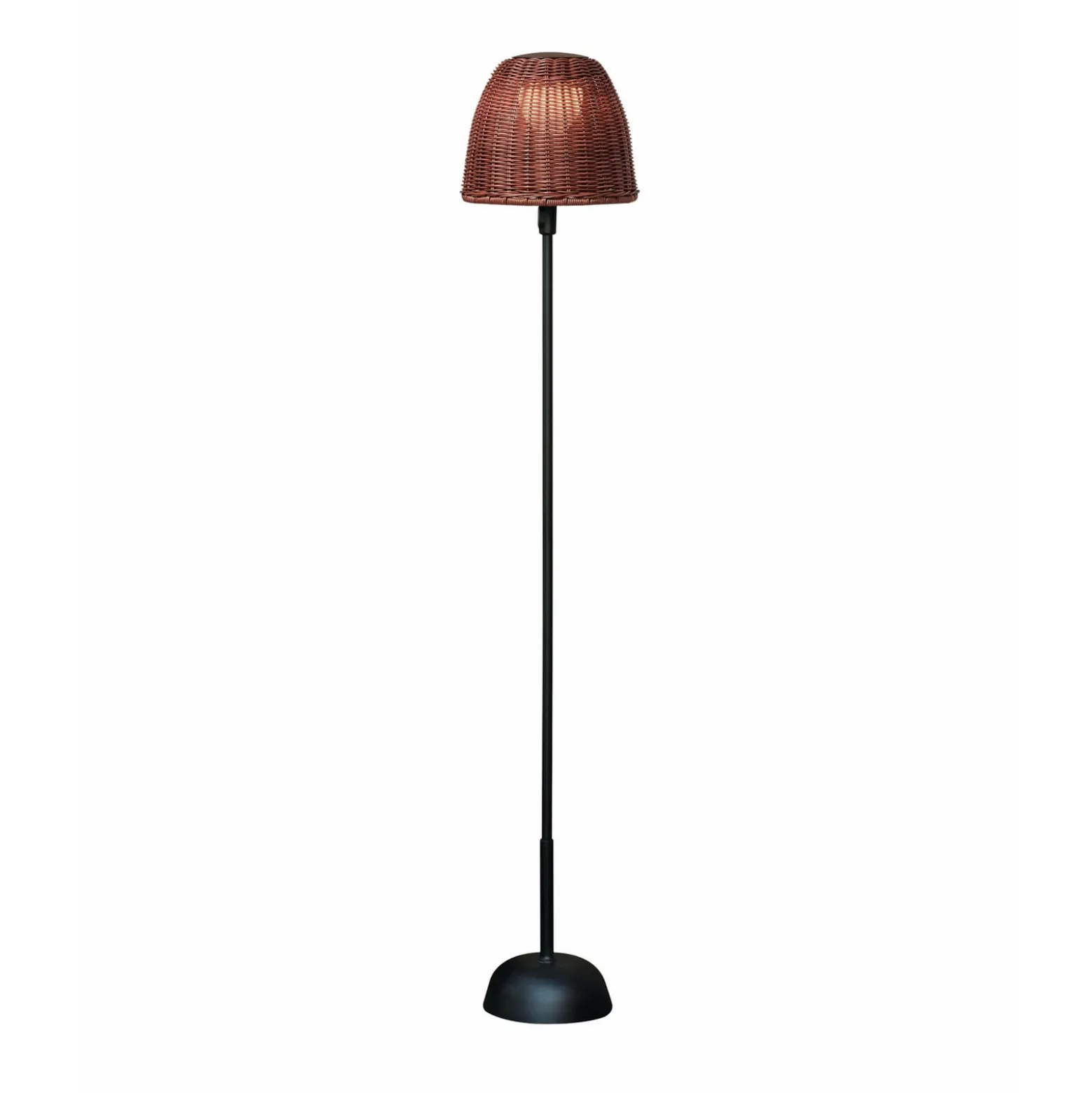 Bover LED-lattiavalaisin Atticus 114, grafiitinruskea/ruskea