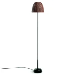 Bover LED-lattiavalaisin Atticus 114, grafiitinruskea/ruskea, pistotulppa