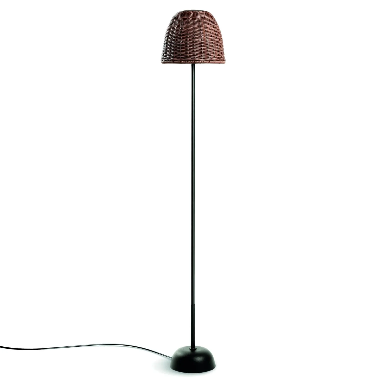 Bover LED-lattiavalaisin Atticus 114, grafiitinruskea/ruskea, pistotulppa