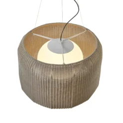 Bover LED-riippuvalaisin Fora 90, luonnonvalkoinen/beige, ulkona