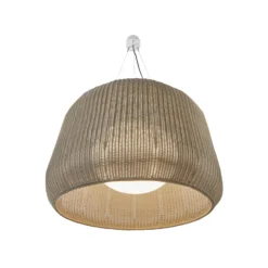 Bover LED-riippuvalaisin Fora 90, luonnonvalkoinen/beige, ulkona