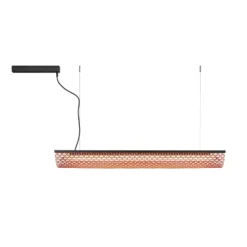 Bover LED-ripustusvalaisin Nans Balis S/140, ruskea/punainen, 140 cm