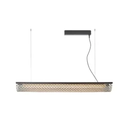 Bover LED-ripustusvalaisin Nans Balis S/140, ruskea/ruskea, 140 cm