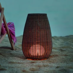 Bover LED terassivalaisin Amphora, 77 cm, grafiitin ruskea/ruskea