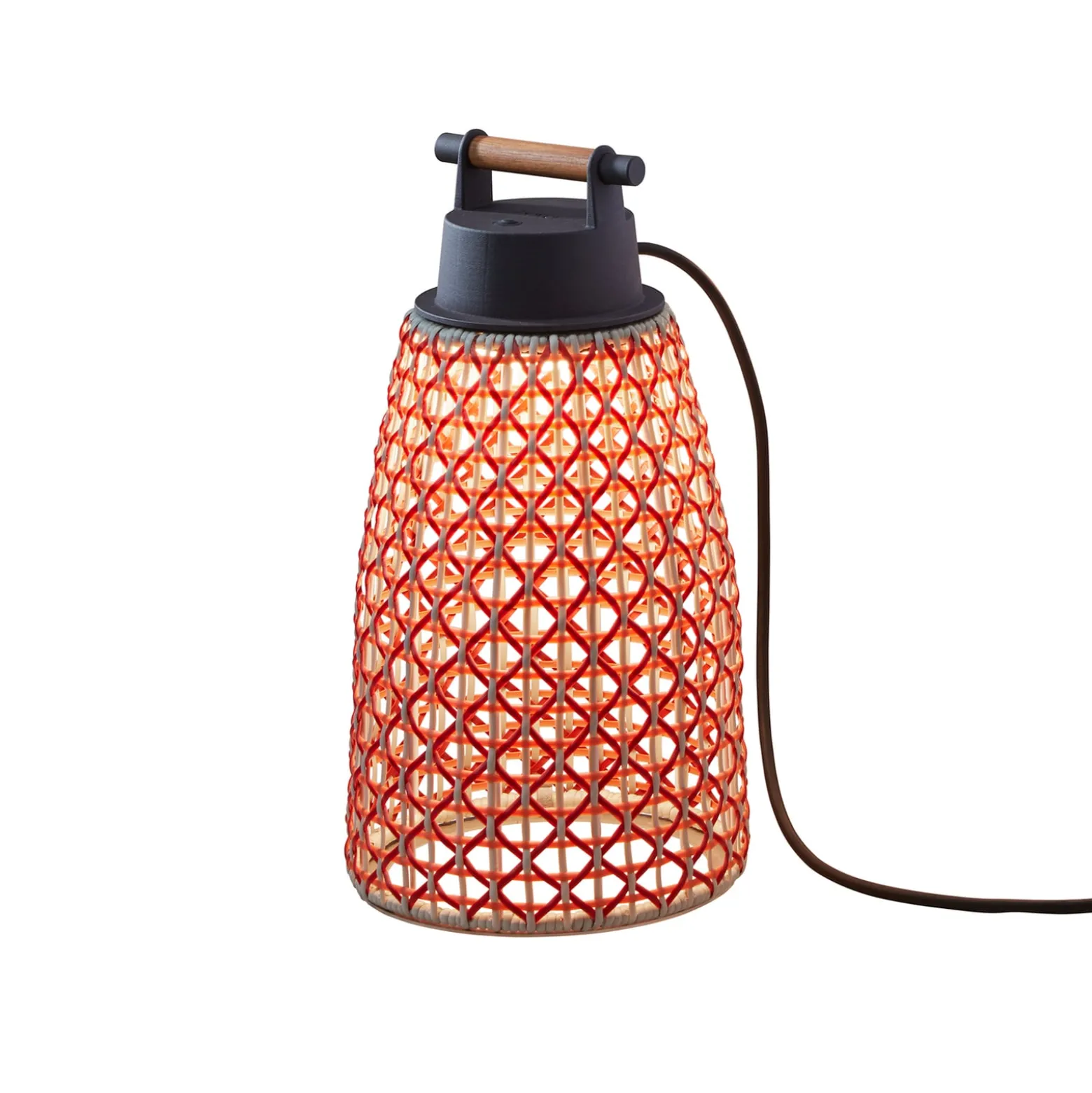 Bover Nans M/41 LED-pöytävalaisin ulkotiloihin, punainen
