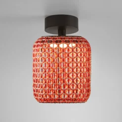 Bover Nans PF/21 LED ulkokattovalaisin, punainen