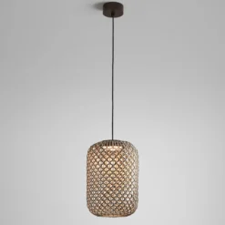 Bover Nans S/31.2 LED-riippuvalaisin ulkona, ruskea