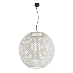 Bover Nans Sphere S/80 LED-riippuvalaisin ulkona beige
