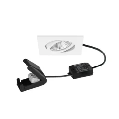 BRUMBERG BB25 LED spot IP65 on/off liitäntärasia kuvioitu valkoinen