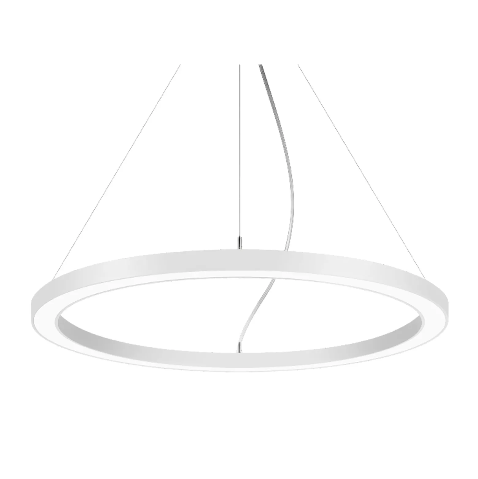 BRUMBERG Biro Circle Ring5 Ø 45cm ylös/alas CASAMBI valkoinen 3000K