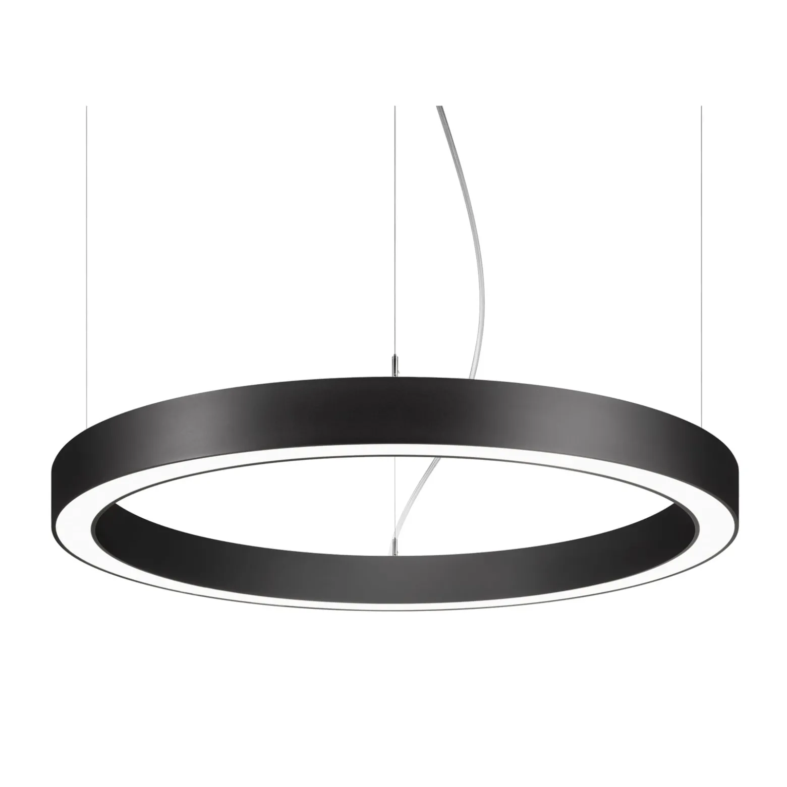 BRUMBERG Biro Circle Ring10 suora Ø60cm Casambi musta 830