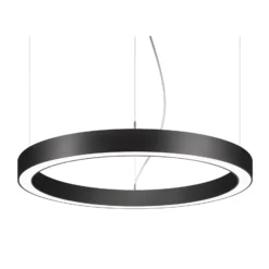BRUMBERG Biro Circle Ring10 suora Ø 60 cm DALI musta 840