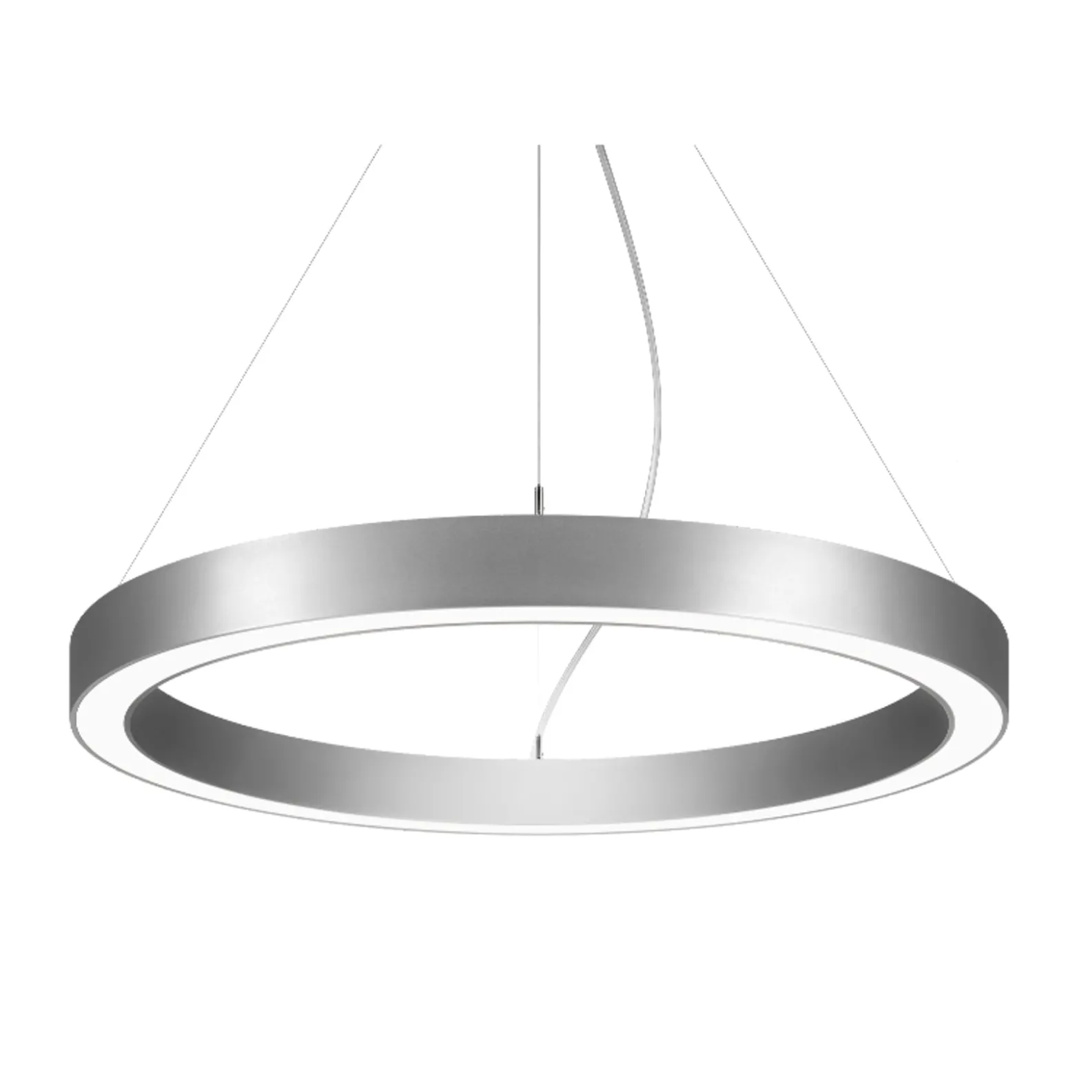 BRUMBERG Biro Circle Ring10 ylös/alas Ø 45cm on/off hopea 830