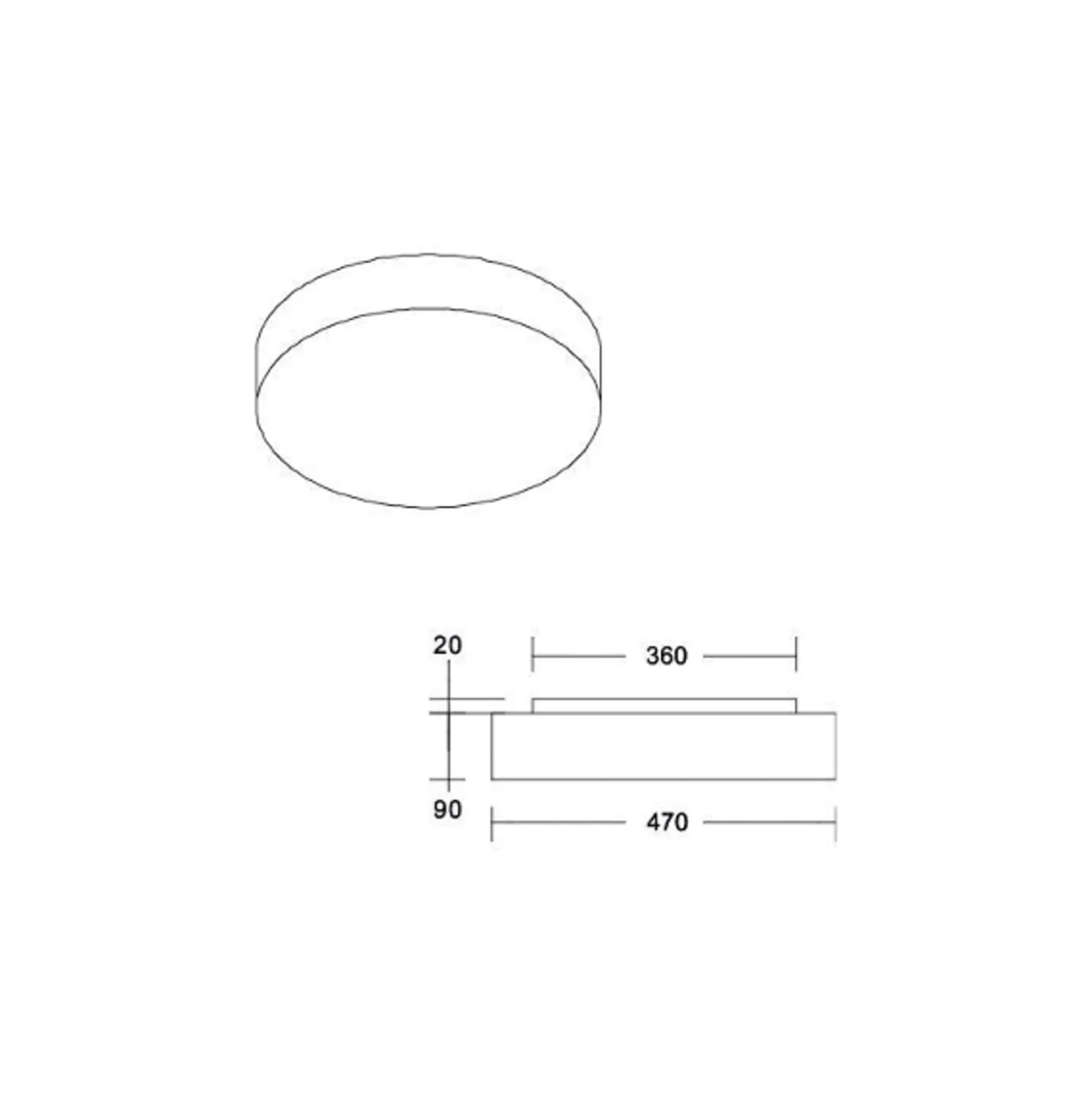 BRUMBERG LED-kattovalaisin Celtis Maxi, 3000 K, violetti