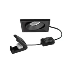 BRUMBERG LED-spotti BB38 on/off liitäntärasia kuvioitu musta