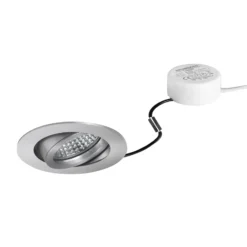 BRUMBERG LED upotettava valonheitin Tirrel-R, RC, pyöreä ohjain, matta