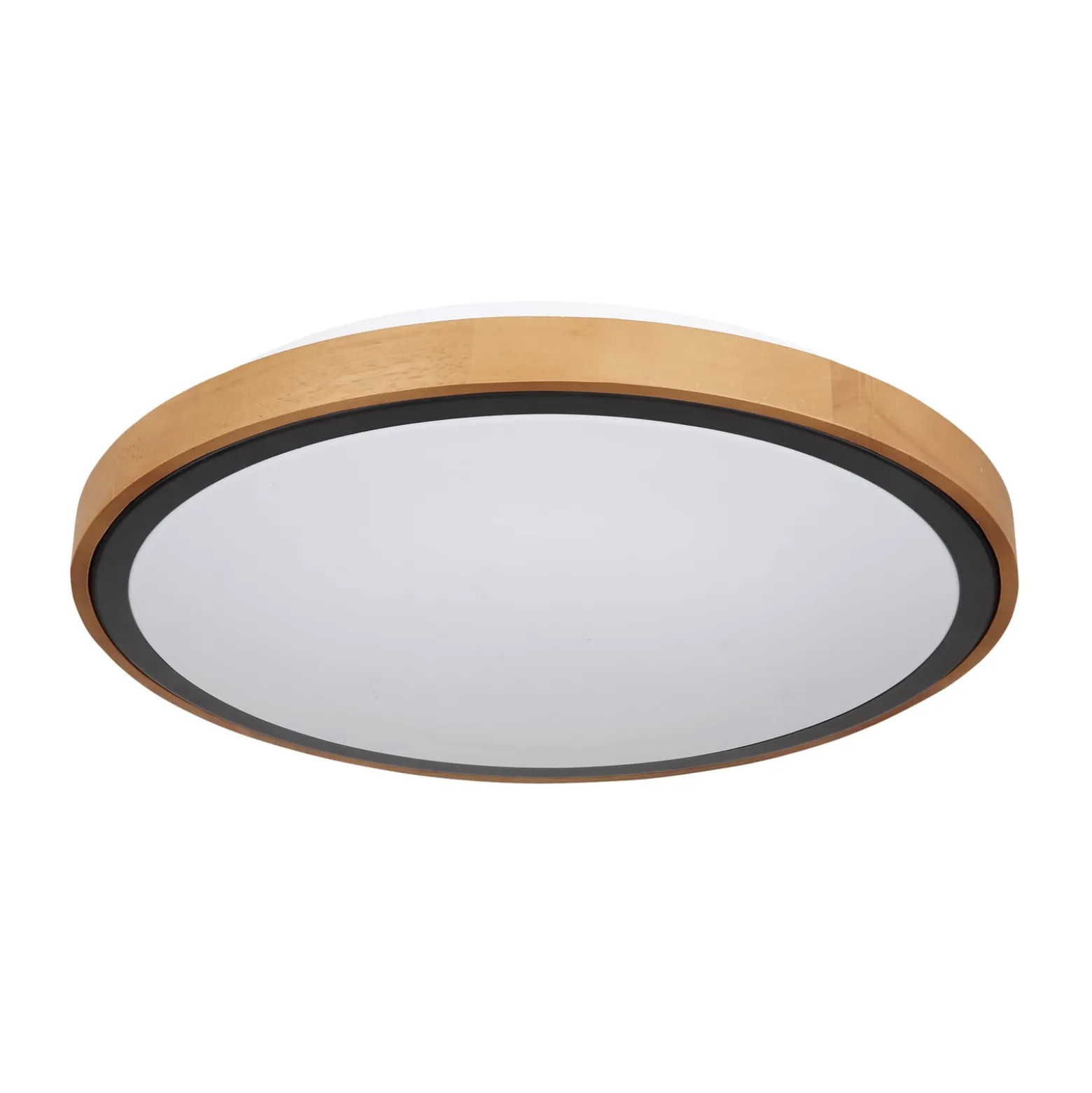 Bruno LED kattovalaisin puukehyksellä CCT Ø 44 cm
