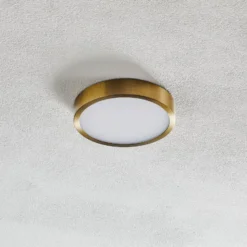 Bully LED-kattovalaisin patinoituneella ulkonäöllä, Ø 14 cm