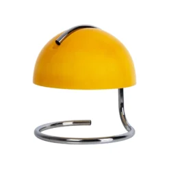 Burano pöytävalaisin, keltainen, korkeus 25 cm, lasi/metalli, E27