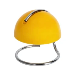 Burano pöytävalaisin, keltainen, korkeus 25 cm, lasi/metalli, E27