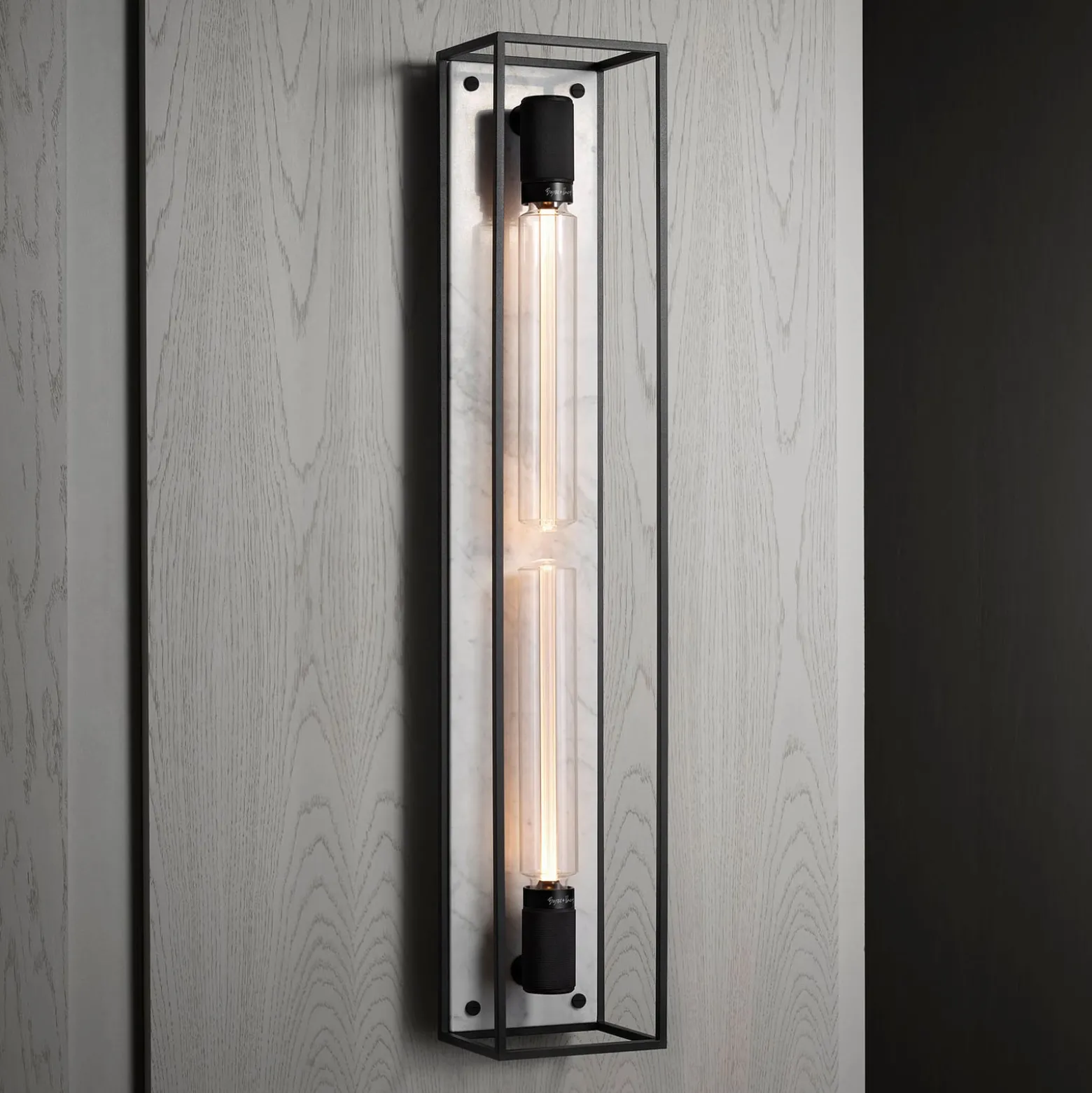 Buster + Punch Caged Wall X-large LED valkoinen