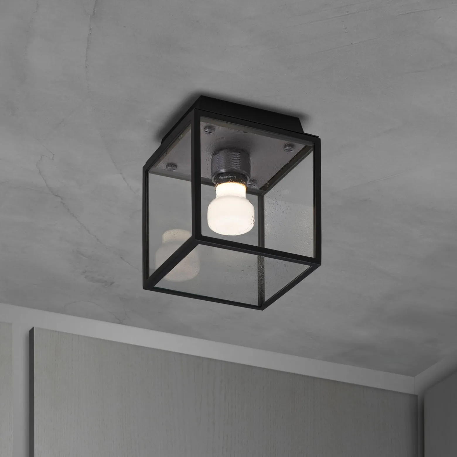 Buster + Punch Caged Wet Small IP44 gun metal