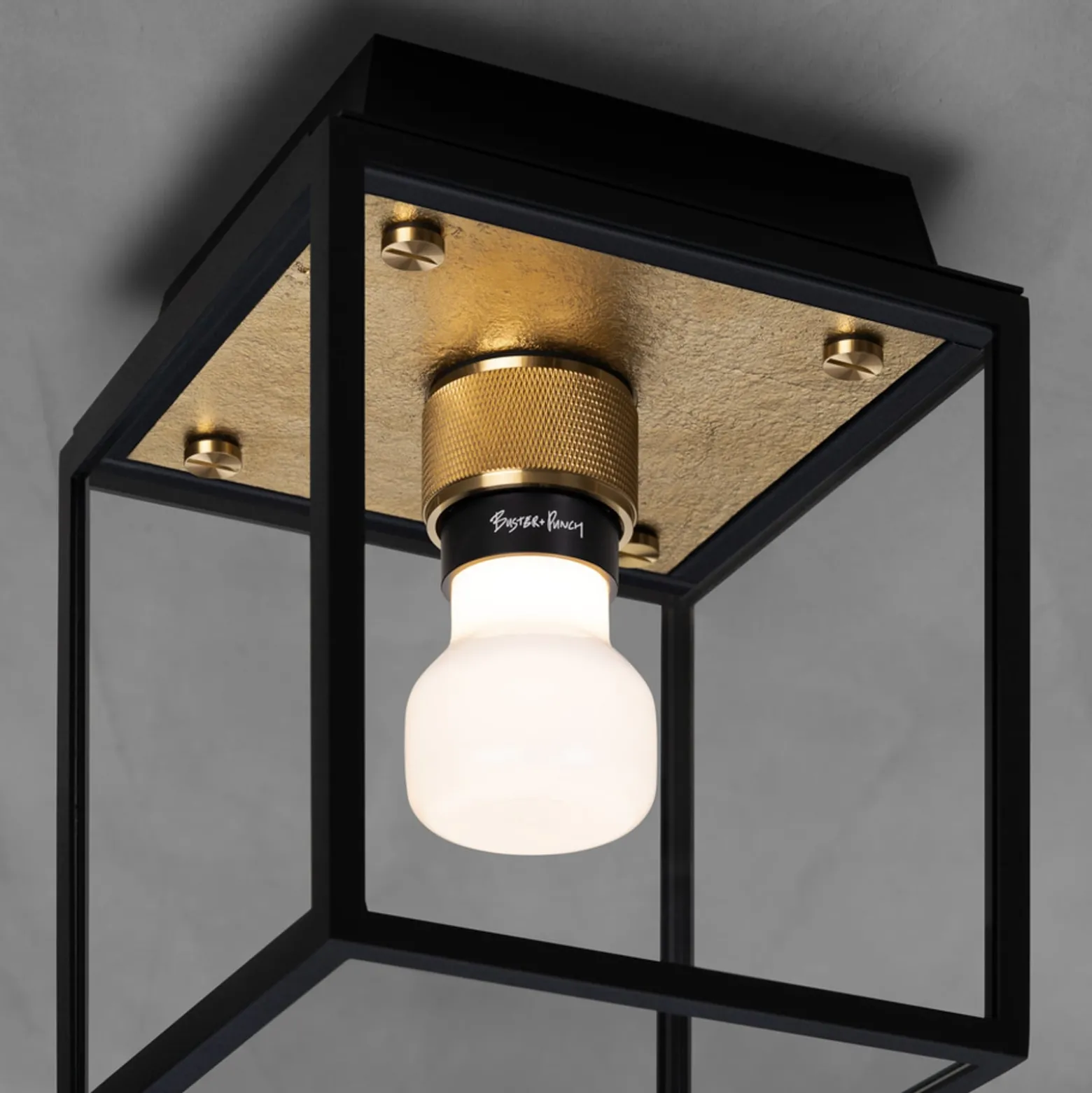 Buster + Punch Caged Wet Small IP44 messinki