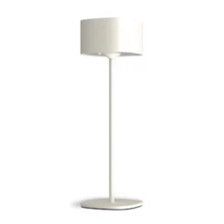 Calex LED-akku-pöytävalaisin Serino, hiekka, alumiini, 2700 K