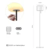 Calex LED-aurinkolattiavalaisin, IP44, vetokytkin