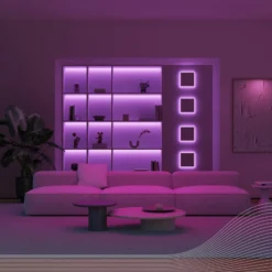 Calex LED-Strip Vibey, pituus 2 m, pistotulppa, kaukosäädin, RGB, CCCT