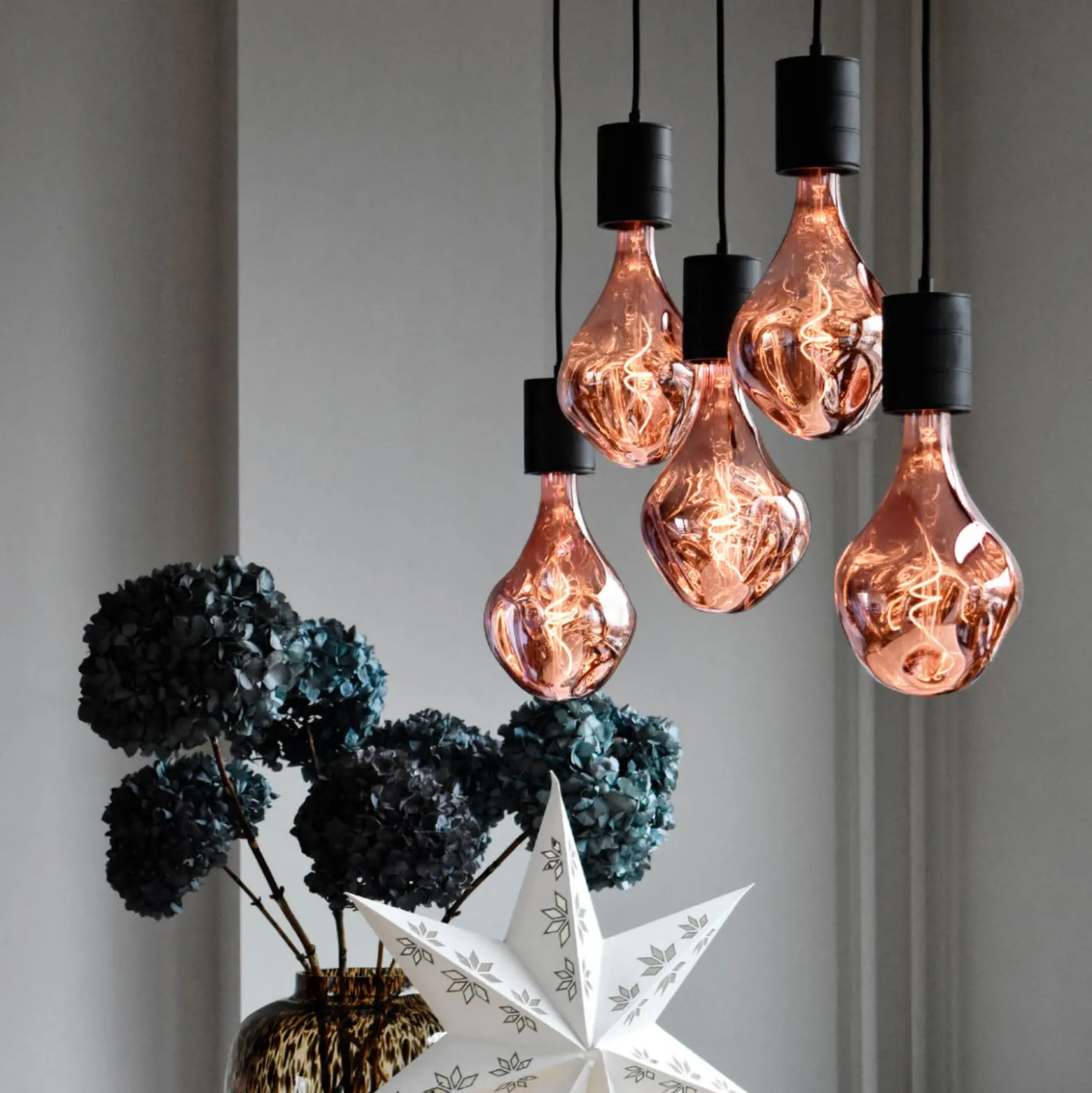 Calex Organic Evo LED-valaisin E27 6W dim rosé