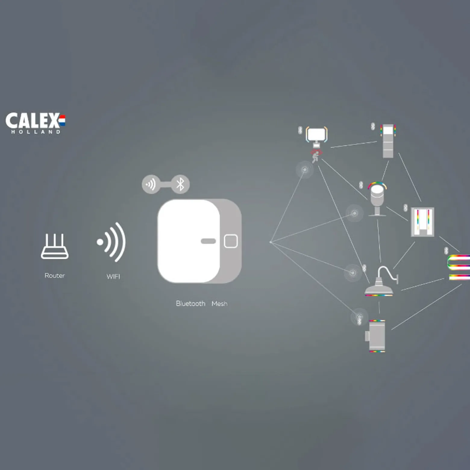 Calex Smart Outdoor Link Bluetooth Mesh -yhdyskäytävä