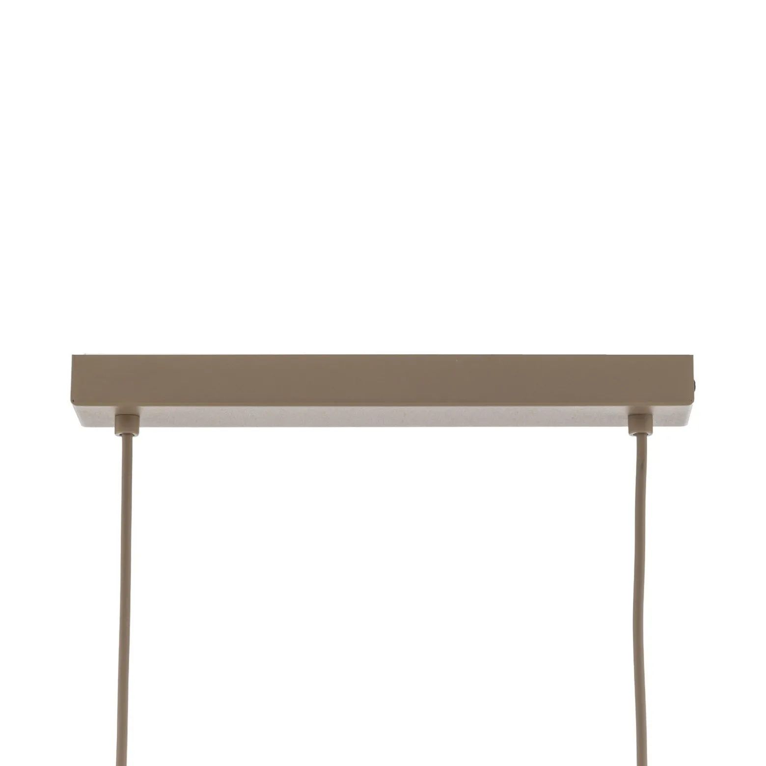 Calma-riippuvalaisin, 4-lamppuinen, beige, rami, pituus 95 cm