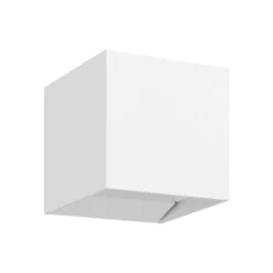 Calpino 3 -LED-ulkoseinälamppu, valkoinen, leveys 10 cm, 2-lamppuinen