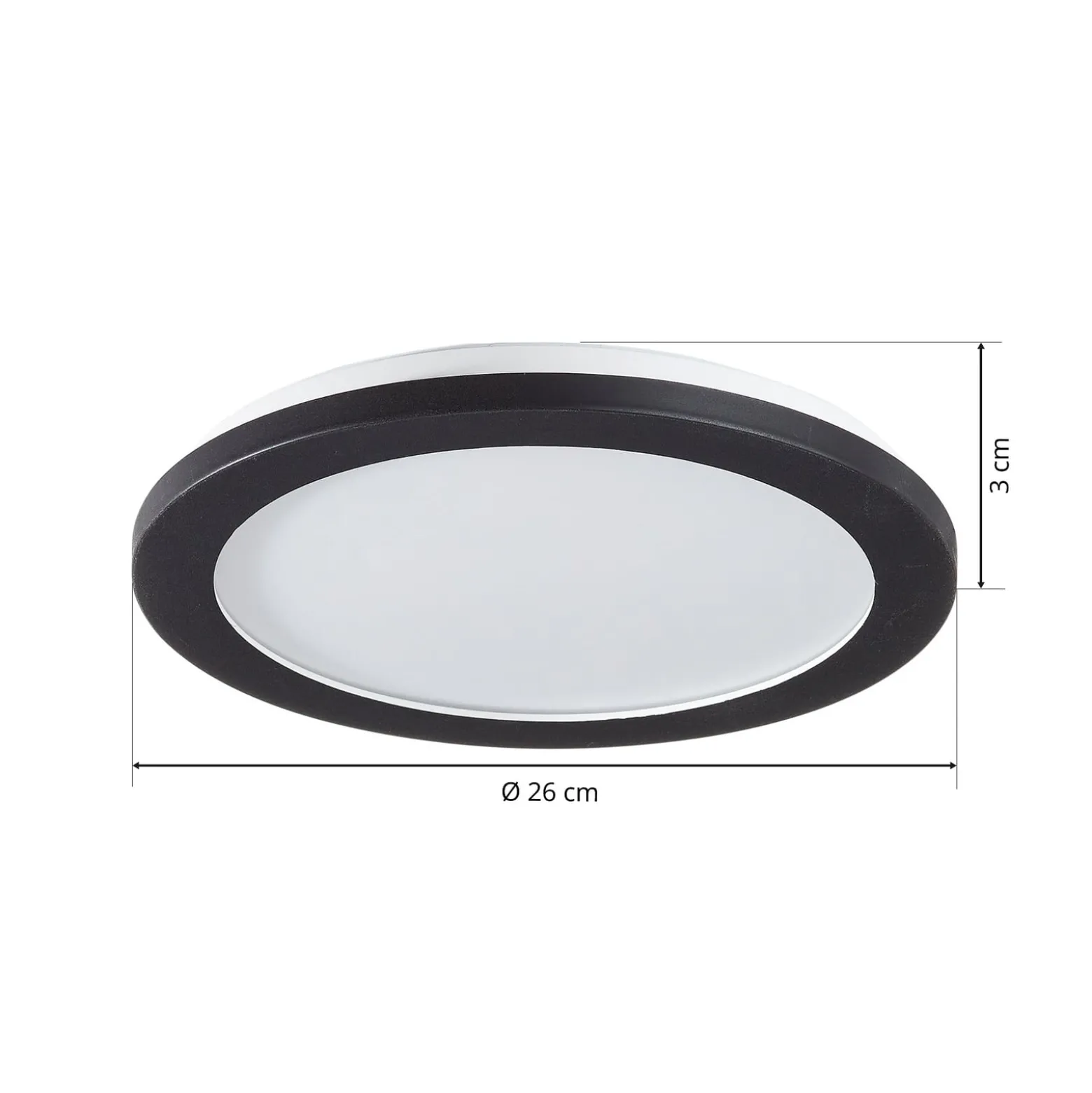 Camillus LED-kattovalaisin, pyöreä, Ø 26 cm