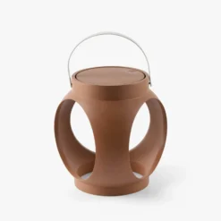 Candela LED ladattava pöytävalaisin, terrakotta, muovia