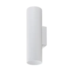 CAN seinävalaisin, valkoinen, 2-lamppuinen, korkeus 22 cm, metalli, GU10