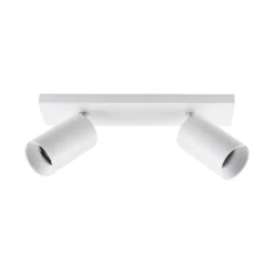 CAN TILT kattospotti, valkoinen, 31 x 9 cm, 2-lamppuinen, metalli GU10