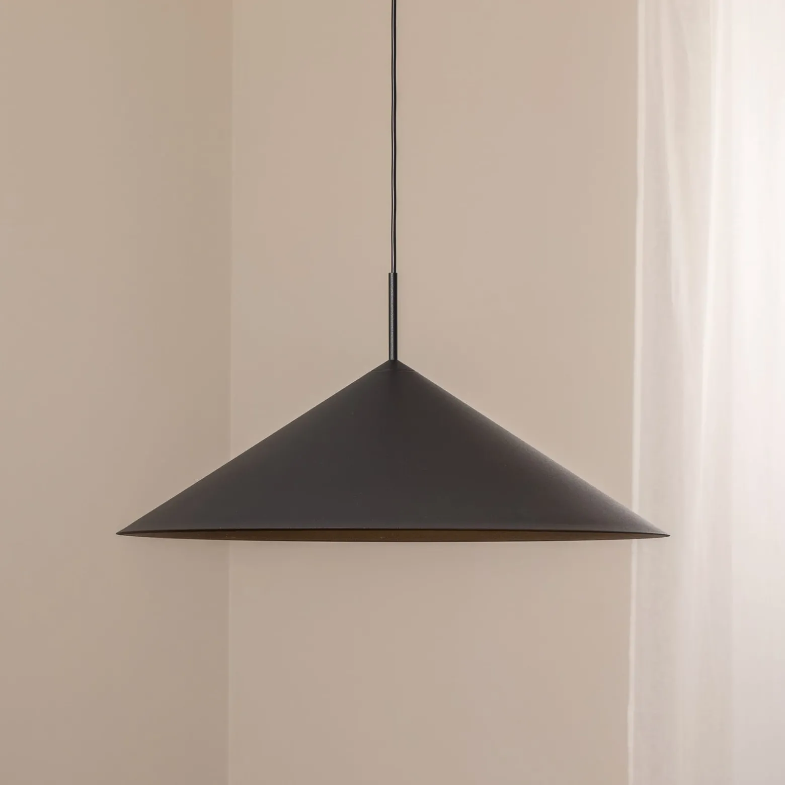 Capital-riippuvalaisin, musta, 1-valaisin, Ø 60 cm, GX53