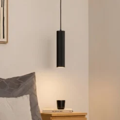 Carbon-riippuvalaisin, musta, Ø 6 cm, alumiini