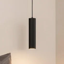 Carbon-riippuvalaisin, musta, Ø 6 cm, alumiini