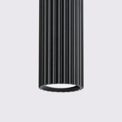 Carbon-riippuvalaisin, musta, Ø 6 cm, alumiini