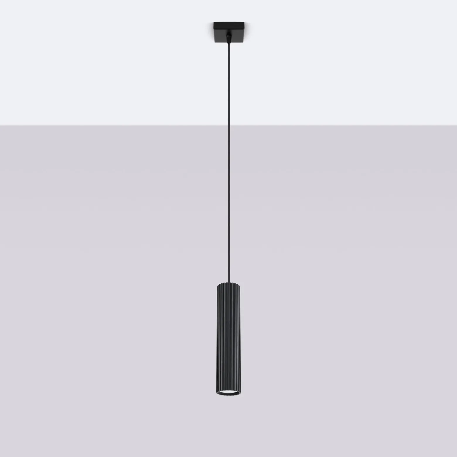 Carbon-riippuvalaisin, musta, Ø 6 cm, alumiini