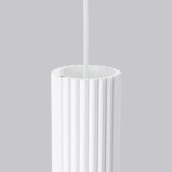 Carbon-riippuvalaisin, valkoinen, pituus 45 cm, alumiinia, 3-valo.