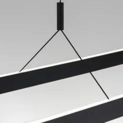 Carrara LED-riippuvalaisin, musta, korkeussäädettävä, CCT