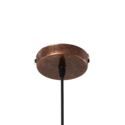 Casimir-riippuvalaisin, kiillotettu kupari, Ø 50 cm, metalli, E27