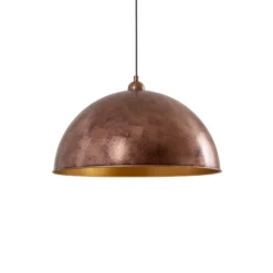 Casimir-riippuvalaisin, kiillotettu kupari, Ø 50 cm, metalli, E27
