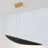 Chiasso LED-riippuvalaisin, musta-ruskea/kultainen